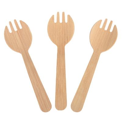 China Compostablel Disposable Bamboo Spork Eco - Friendly for sale