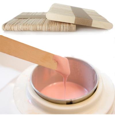 China High quality disposable bamboo hair removeal cosmetic stirrer for hair removal for sale