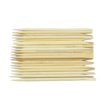 China Good Quality Disposable Bamboo Nail Manicure Sticks Easily Cleaned for sale