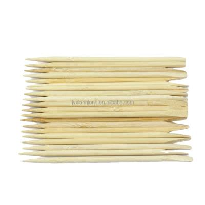 China High Quality Natural Disposable Bamboo Nail Sticks Easily Cleaned for sale