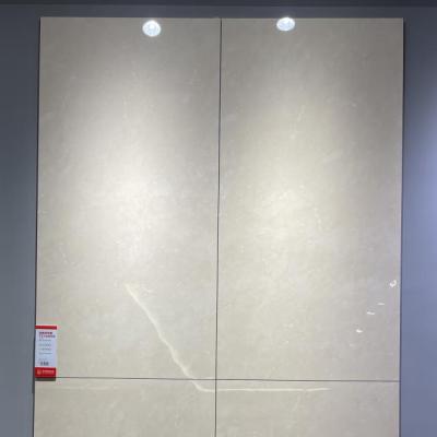 China Europe AFFINARE 1200x600 Hotel Wall SPA Shaanna Gold Yellow Travertine Marble High Gloss Glazed Porcelain Flooring Ceramic Tile for sale