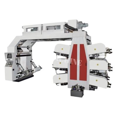 China Factory flexo printing machin 2 color 6 color 6 color letterpress printing machine for sale