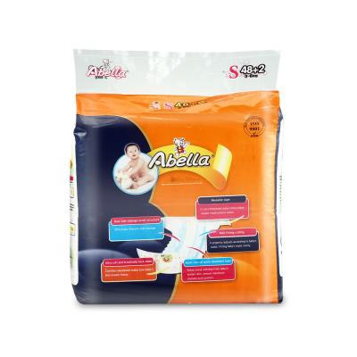 China ABELLA OEM Factory Printed Breathable Disposable Baby Diaper Diaper Manufacturers In China for sale