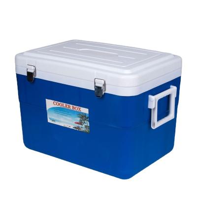 China Waterproof 48 Quart 45L Portable Food Storage Cooler Adventure Easy-carry Outdoor Cooler for sale