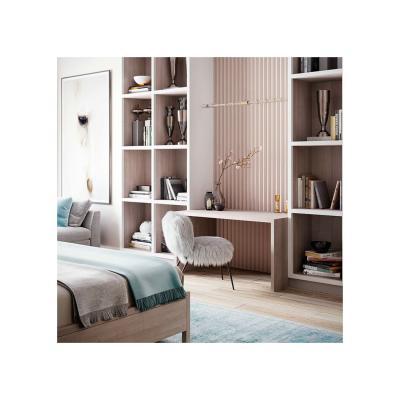 China PROHEE Latest Style Durable Bedroom Furniture White Wooden Bookcase Can Be Customized Wholesale Bookshelf for sale