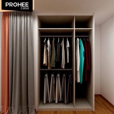 China Covered door wardrobe PROHEE indoor furniture art large capacity hot-selling high quality wardrobe for sale