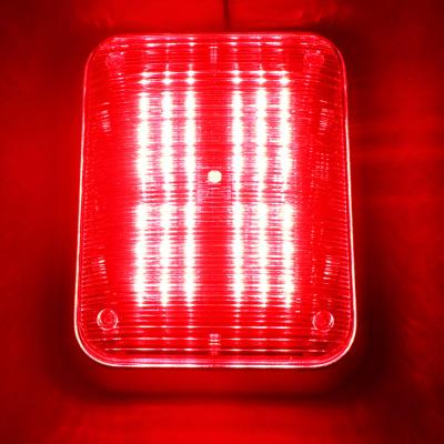 China ABS+PC Customize 72W Car Truck Strobe Lights, Led Red Square Warning Light Flasher Kit For Police Ambulance Fire Engine for sale