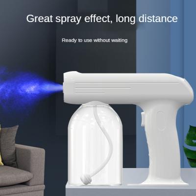 China K3-L 2M Disinfect Alcohol Sprayer Wireless Rechargeable Blue Light Nano Atomizer Electric Spray Gun for sale