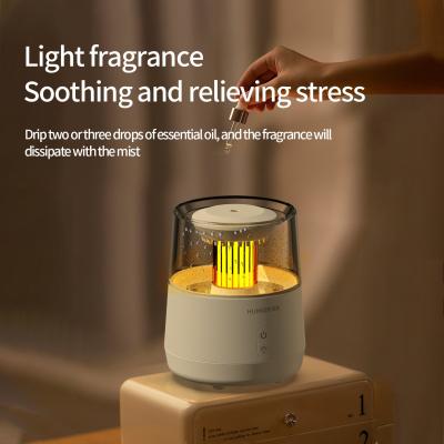 China Auto Shut Off DC 5V Aromatherapy Air Humidifier For Bedroom 7 Colors LED Light 320ml for sale