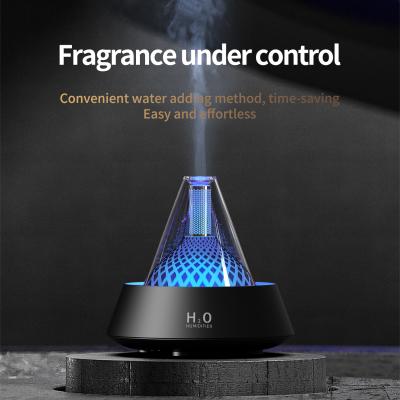 China Aromatherapy Flame Air Humidifier 80ml With Adjustable 2/4/6 Hours Timer Setting for sale