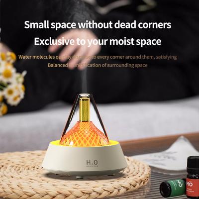 China Home Color Flame Aromatherapy Humidifier with 2/4/6 Hours Timer Setting for sale