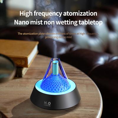 China Bedroom Fire Flame Humidifier With 2/4/6 Hours Timer Setting for sale