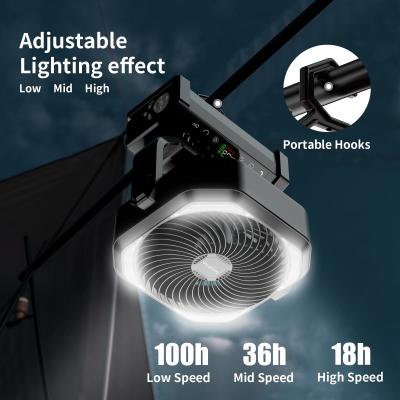 Cina Ventilatore Socool 20000mAh Ventilatore da tavolo a sospensione telecomandato con luce LED ricaricabile in vendita