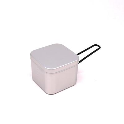 China Sustainable Outdoor Heatable Aluminum Food Container Lunch Box for sale