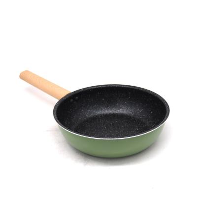 China American Style Kitchen Cooking Cookware Aluminum Stick Non Frying Non Stick Frying Pan for sale