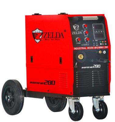 China Muttahida Majlis-e-Amal IGBT MIG NBC 280 Welding Machine MAG Multifunction Industrial Inverter maquina de soldadura de soldadura for sale