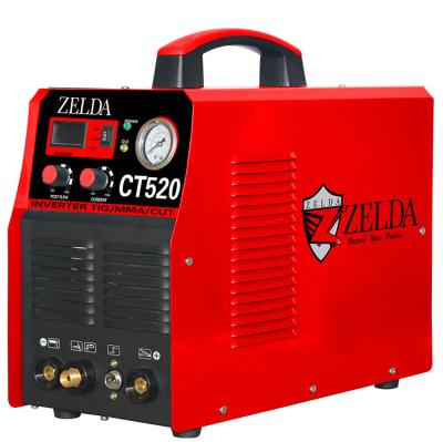 China Welder of in 1 CUT/MMA/TIG ct 520 of DC inversora cortador de plasma 3 of hotels IGBT for sale