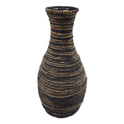 China MBC Art Decor Plant Plankton Vase Wholesale Mixed Color Handmade Woven Home Decor for sale