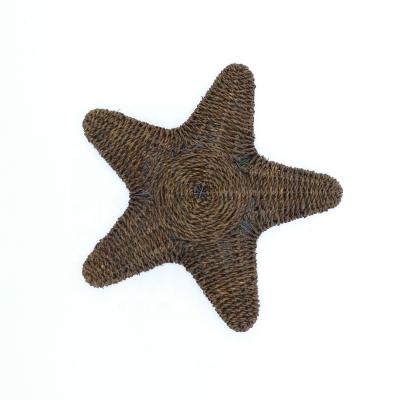 China Art Deco MBC Vegetal Plankton Starfish Shape Wall Art Home Decor Handmade Star Hanging for sale