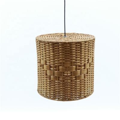 China MBC Style Light Wholesale Modern Pendant Light Rattan Woven Lamp Shade Hanging Lamp Shade for sale