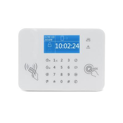 China ABS Plastic APP Controlled Wireless GSM Intruder Alarm System with Smart Touch Keypad and LCD Display for sale