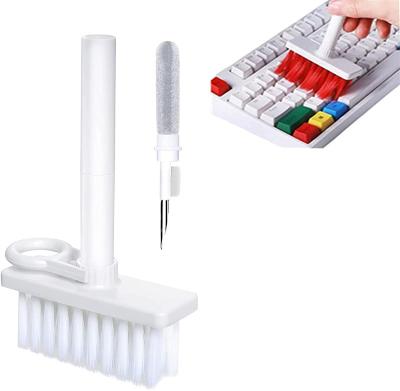 China Earphone/Keyboard Remover Cleaning Brush Earphone Cleaner 5-in-1 Multifunctional Computer Kit Corner Gap Duster Keycap Cleaning Tools for sale