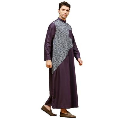 China Hot Sale Cotton Abaya Wholesale Cheap Muslim Clothing Long Arabic Men Thobe Daily for sale