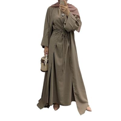 China 2022 Polyester Easts Abaya Luxury Hot Sale Women Long Sleeve Islamic Abaya Dubai Design for sale