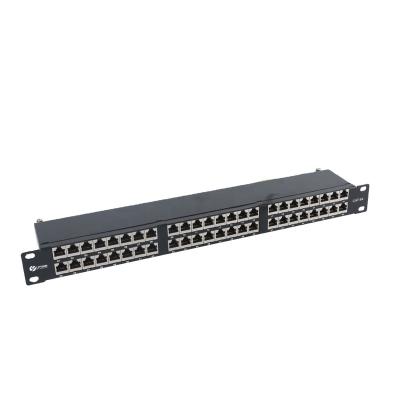 China Networking 48 Ports CAT6A CAT6 CAT5 STP Patch Panel 19