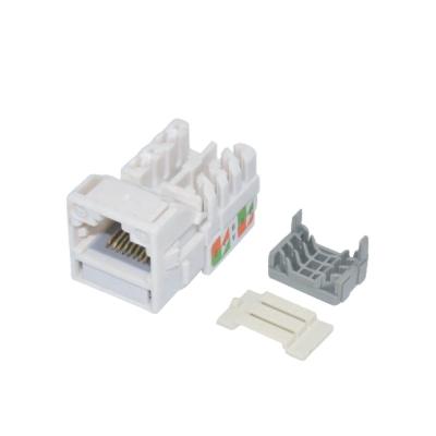 China Networking Cat5e Jack Cheap Price 90 Degree RJ45 Wall Jack Male UTP RJ45 Modular Keystone Jack for sale