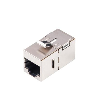 China Networking RJ45 Cat5e cat6 coupler female to female adapter for network cable for sale