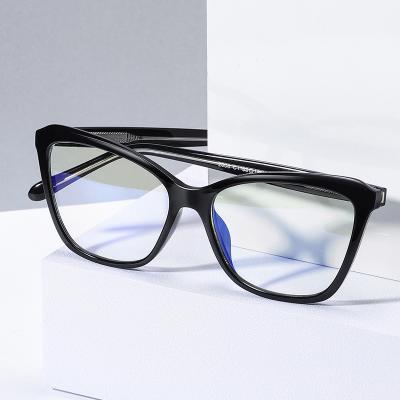 China Optical glasses 2021 new TR90 computer screen protector women optical frame classic anti-blue light glasses for sale