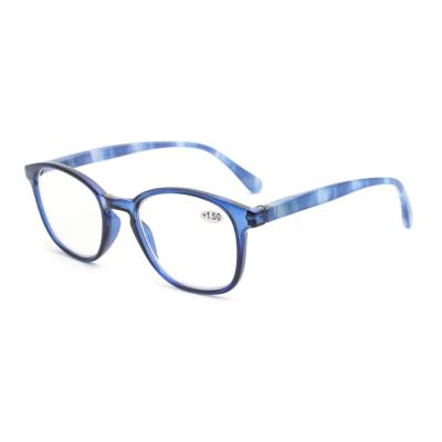 China Eye Protecting NEW Custom Plastic Blue Lightweight Women Optical Frames Glasses OEM Reading Glasses Anti for sale