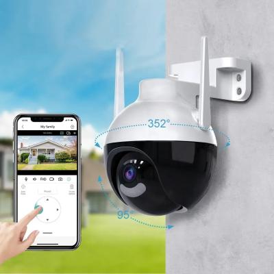 China Human Motion Tracking Wireless HD 5MP Full Color Night Vision Icsee Outdoor Ip Wifi Cctv PTZ Security Camera for sale