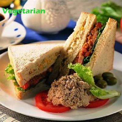 China Canned Vegetarian Food Factory Based Vegan Vegetarian Food Seafood Tuna Salad for sale