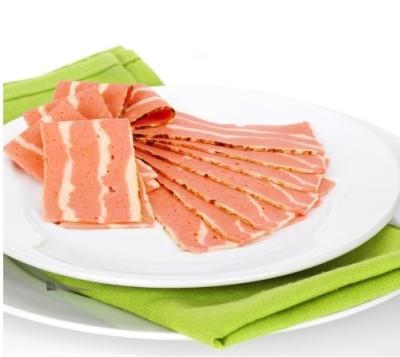 China FROZEN Plant Based Meat Vegan Bacon Slices for sale