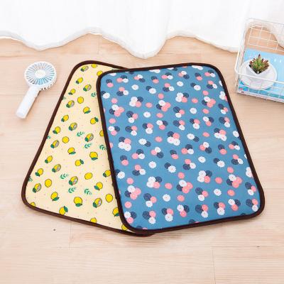 China Summer Rattan Double Sided Spring Rattan Pet Mattress Customized Cat And Dog Indoor Cooling Breathable Mat for sale