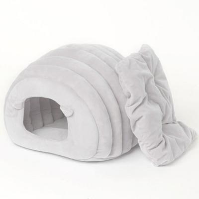 China New Caterpillar Style Breathable Luxury Pet Bed For Dogs And Cats Bed Cave House Bed for sale