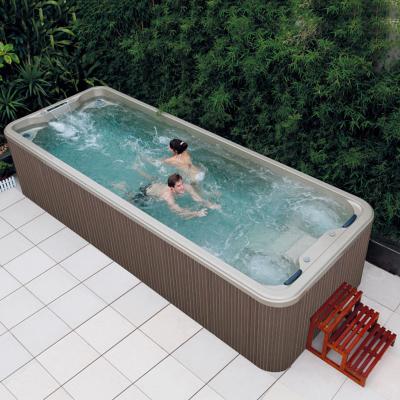 China Outdoor Swim Spa 5.8m Length Backyard Garden Pools Swimming Adults Outdoor Pool Manufacturers for sale