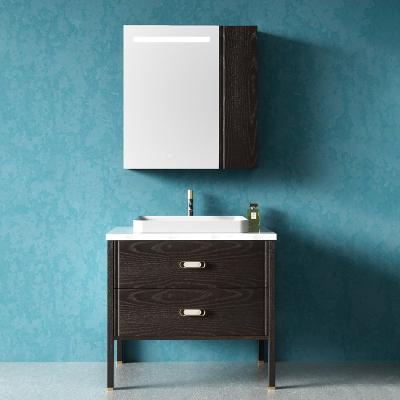 China Waterproof Modern Bathroom Vanity Cabinet Bathroom Vanity Bathroom Storage Cabinet Modern Bathroom Storage Cabinet for sale