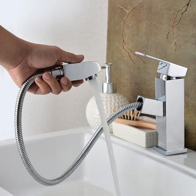 China New Design Thermostatic Faucets Switch Types Chrome Single Lever Basin Basin Basin Water Tap Mixer Taps Faucets for sale