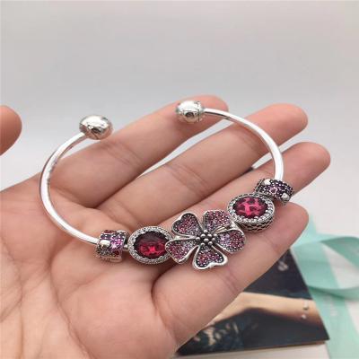 China CLASSIC RX Jewelry Company 100% original factory 925 Sterling Silver 925 Alediy bracelet open support wholesale customization for sale