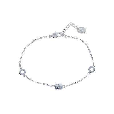 China Wholesale RX Jewelry Chomel Love Heart Moon Pentagonal Crown Bracelet Bangle for sale