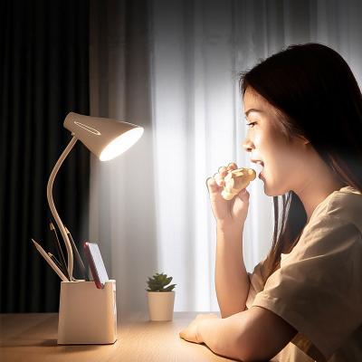 China With Pen Stand Wholesale OEM Student Study Reading Custom Cheap LED Desk Table Lamp For Indoor for sale