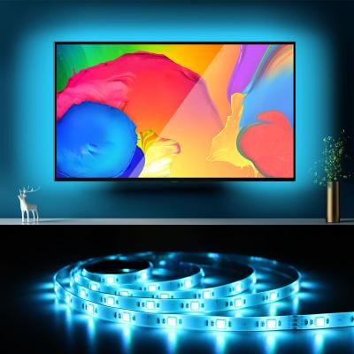 China Modern Smart 5V Digital Cable 5050 TV RGB LED Backlight Strip For Decor for sale