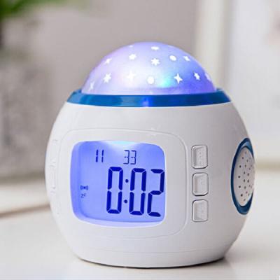 China Wholesale Adjustable LED Lamp Romantic Stars Moon Projector Night Light with Music Box for sale