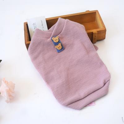 China OEM / ODM Sustainable Luxury Pet Apparel Knit Dog Sweaters Pet Knit Sweater for sale