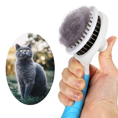 China Viable Wholesale Cat Hair Lint Roller Remover Combgood Plastic Dog Grooming Tool Selling Pet Bath Brush for sale