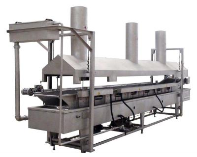 China Automatic Snack Factory Potato Chips Production Line Continuous Potato Chips Fryer Potato Chips Frying Machine for sale