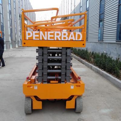 China Electric Car Self Propelled Scissor Lifts Aerial Work Platform Manufacturer of China for sale